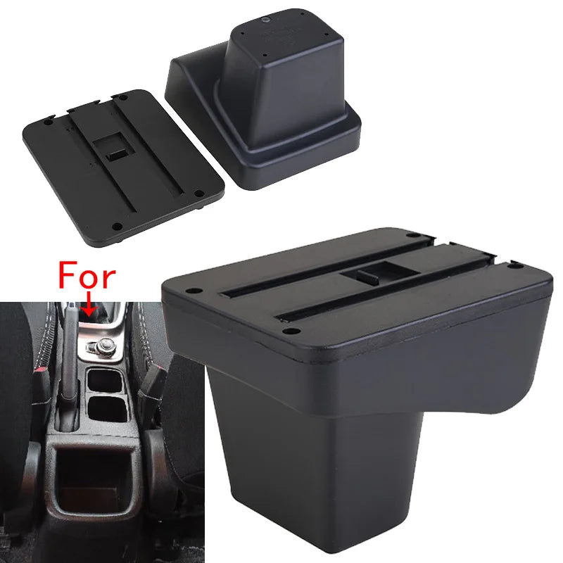 Center Console Armrest Box With Leather Cover For Suzuki Vitara