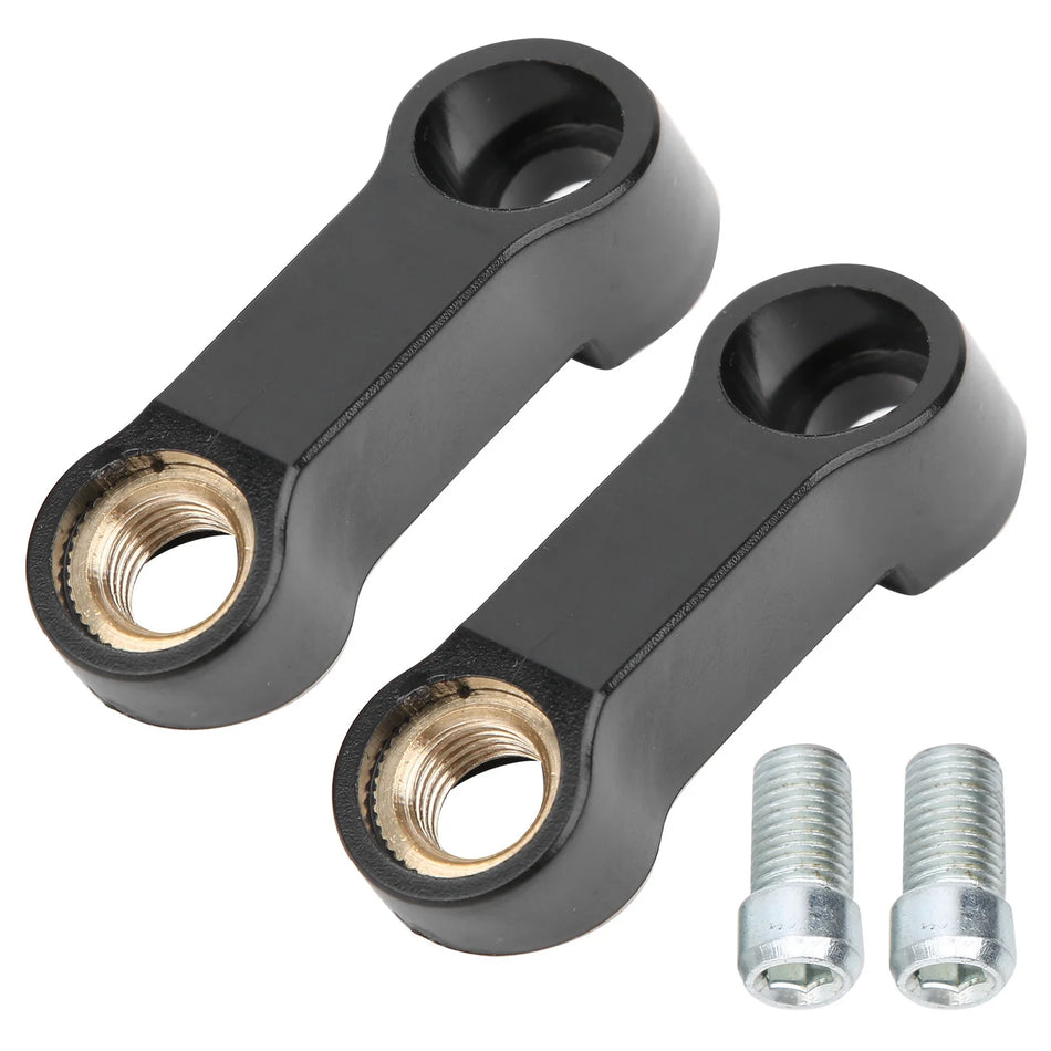 EBTOOLS Motorcycle Mirror Riser Spacers 0.4in M10 Extension Adapter