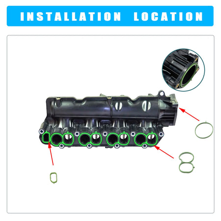 Swirl Flap Repair Kit With Gasket For Opel Vauxhall 2.0 CDTI by InterCyprus Trading Ltd