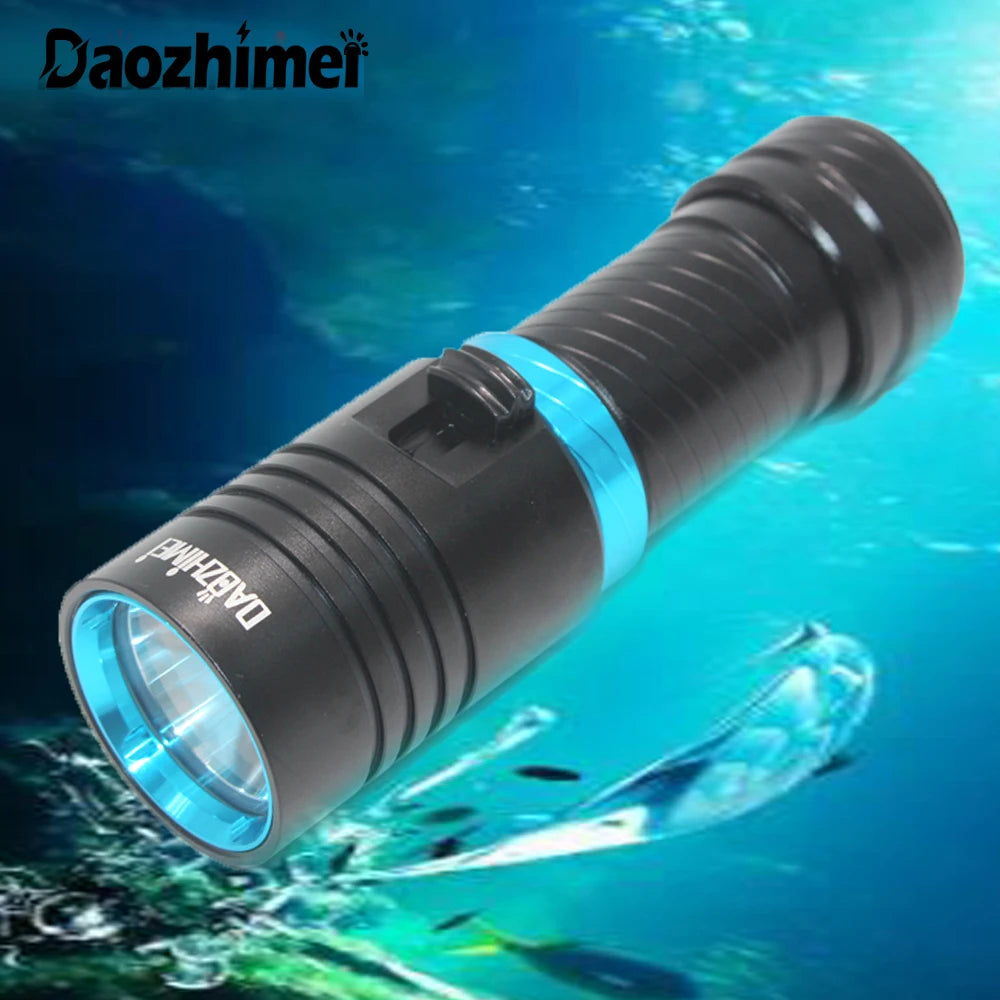Waterproof IPX8 Diving Flashlight &ndash; Ultra-Bright LED with 100 Meter Range