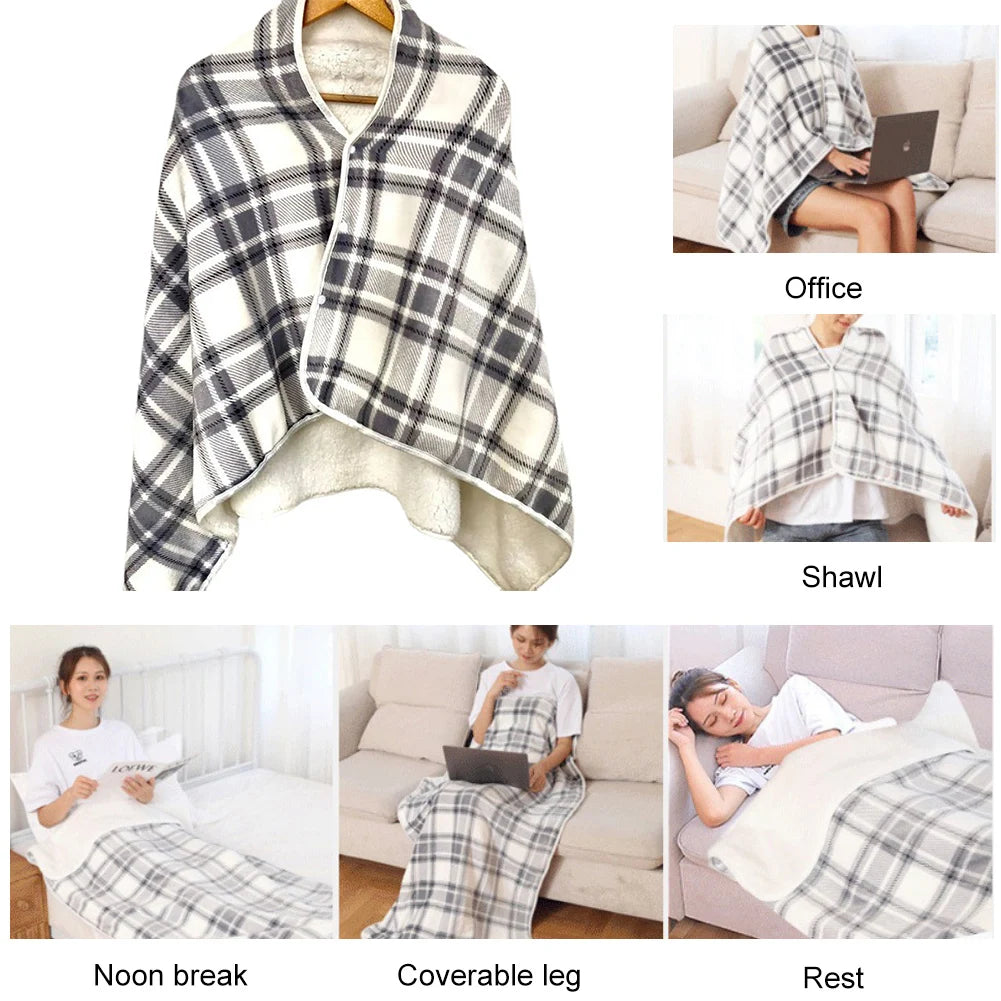 USB Electric Blanket Wearable &ndash; Three Heat Settings