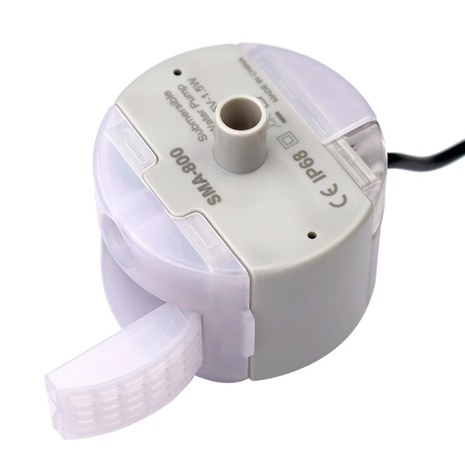SMA-800 USB Interface Round Water Pump &ndash; USB Powered Durable Stainless Steel Pet Water Dispenser