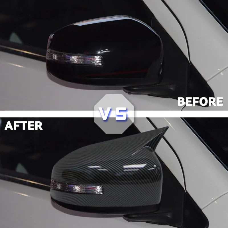 2Pcs Capas de Espelho em Fibra de Carbono Mitsubishi Lancer X EVO