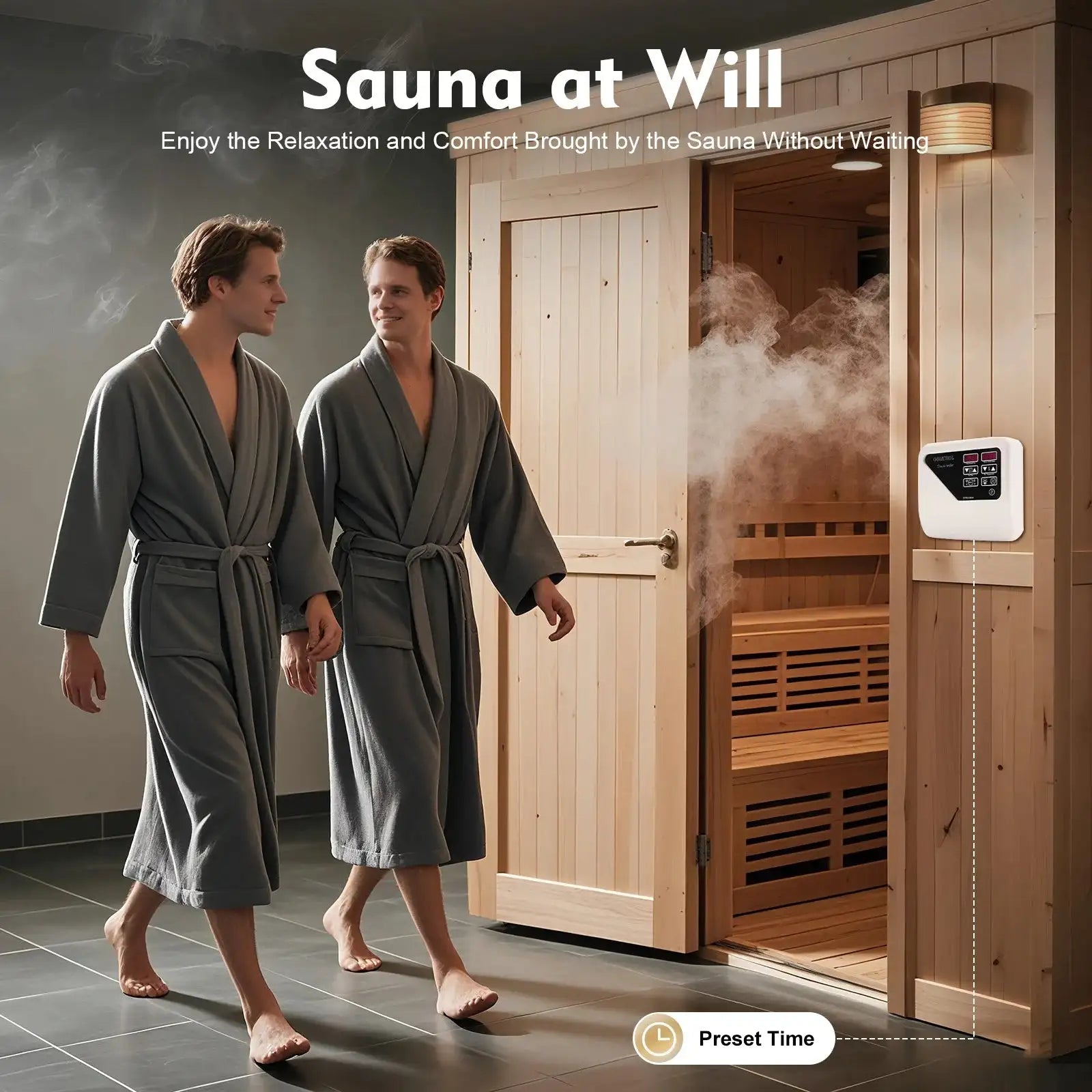 3-9KW Sauna Heater Controller 220-240V &ndash; Digital Thermostat