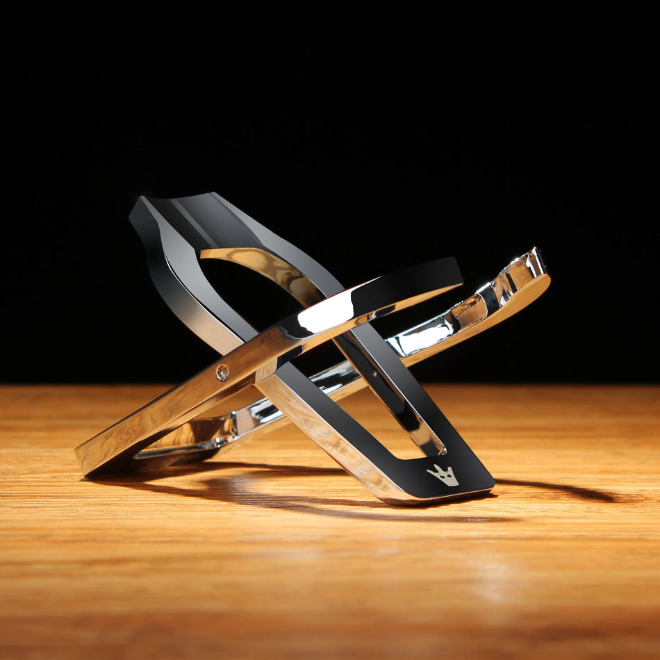 Rostfritt stål bärbar rörställ vikbar hållare