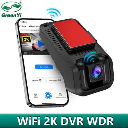 2K Full HD WiFi Dash Cam With Night Vision And Car DVR by InterCyprus Trading Ltd