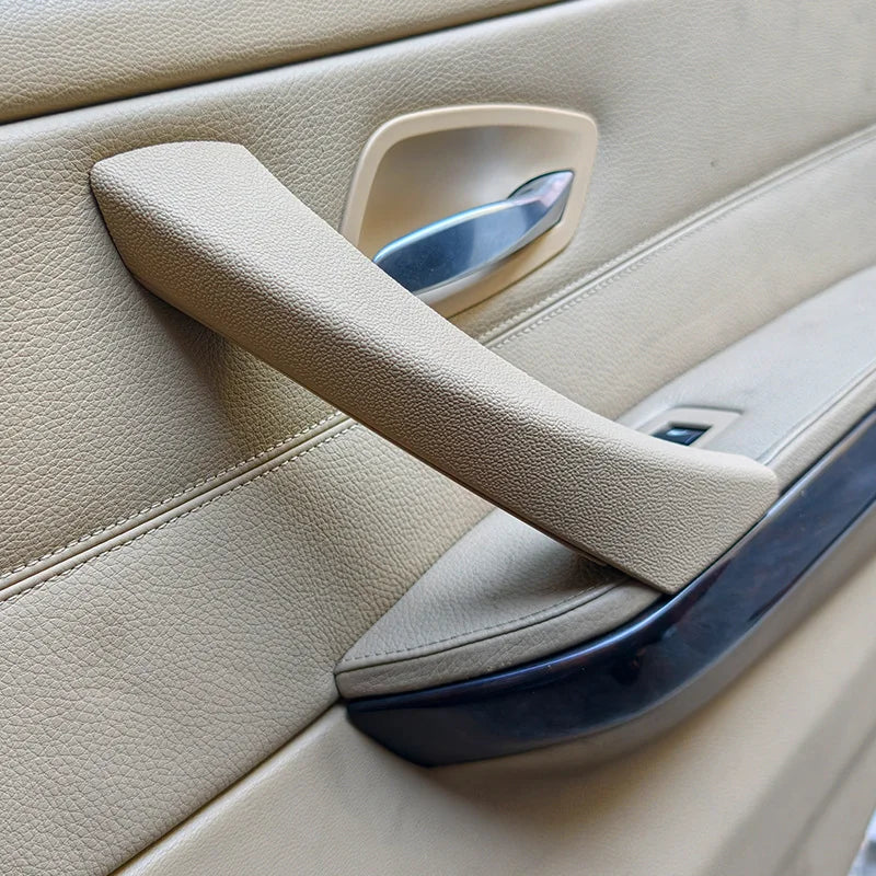 LHD RHD Easy Installation Black Beige Left Right Inner Door Handle Cover For BMW 3 Series E90 E91 E92 2004-2013 by InterCyprus Trading Ltd