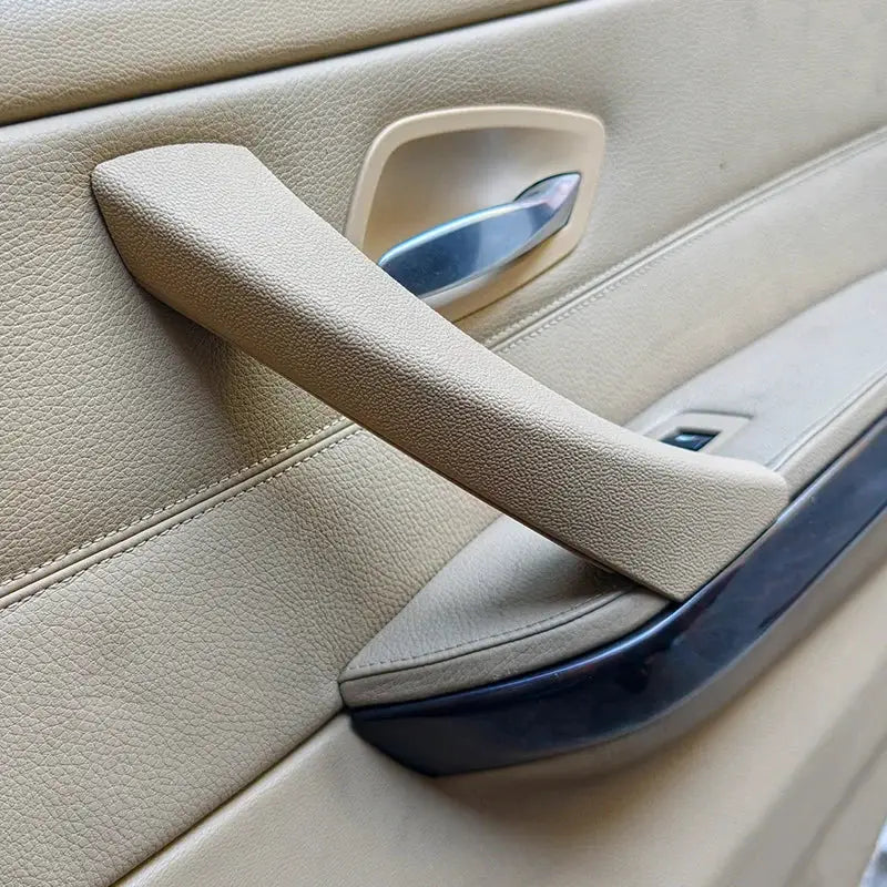 For BMW 3 Series E90 E91 E92 2004-2013 Beige Black LHD RHD Easy Installation Left Right Inner Door Handle Cover ABS by InterCyprus Trading Ltd