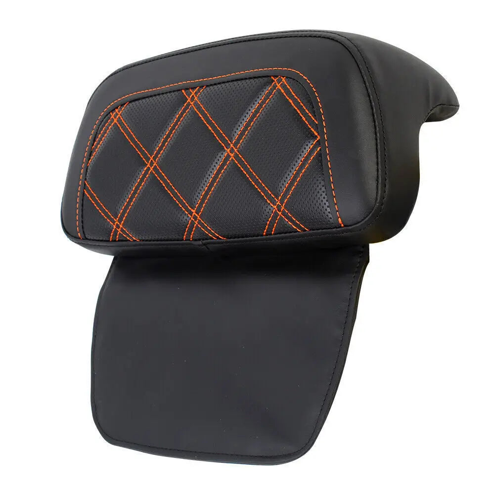 Motorcycle Razor Chopped Pack Trunk Backrest Pad &ndash; Premium Synthetic Leather Comfort