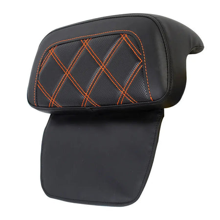 Motorcycle Razor Chopped Pack Trunk Backrest Pad &ndash; Premium Synthetic Leather Comfort
