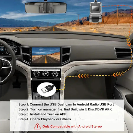 GreenYi 1080P ADAS USB DVR Camera For Car DVD Android Player Dash Cam Full HD Navigation Head Unit Easy To Install by InterCyprus Trading Ltd