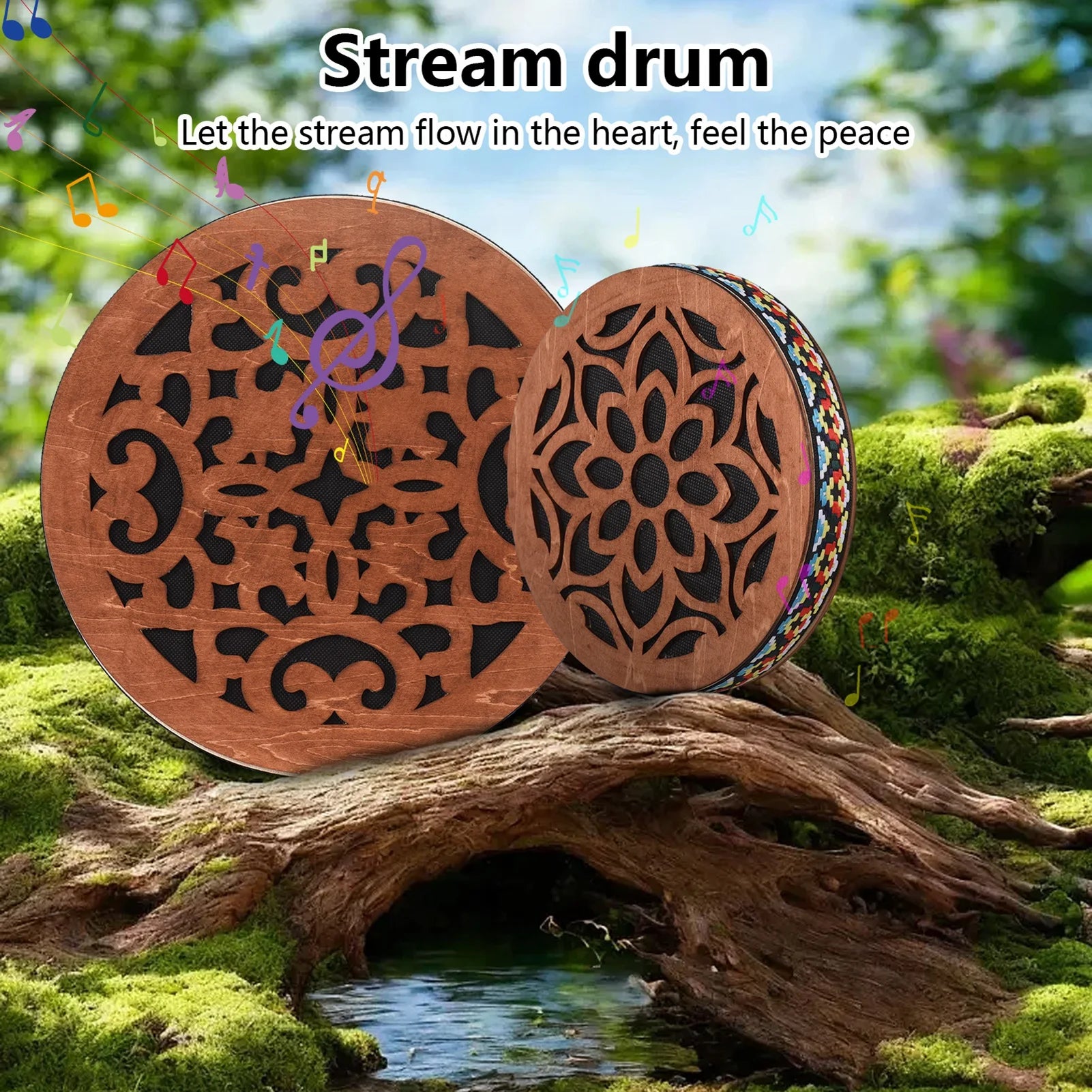 Ocean Drum &ndash; Portable Ethnic Percussion With Water Sound