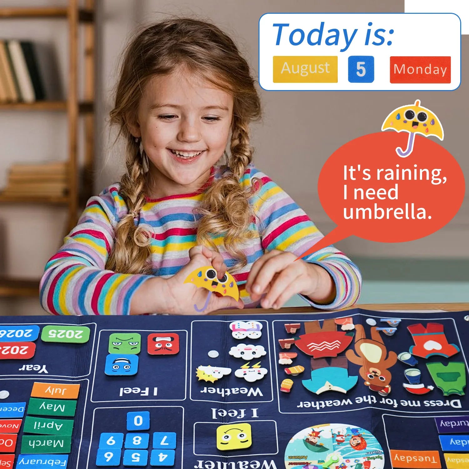 My First Daily Classroom Calendar - Preschool Learning Tool