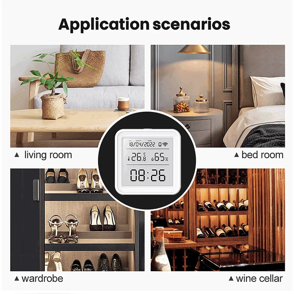 Smart WiFi Temperature Humidity Sensor