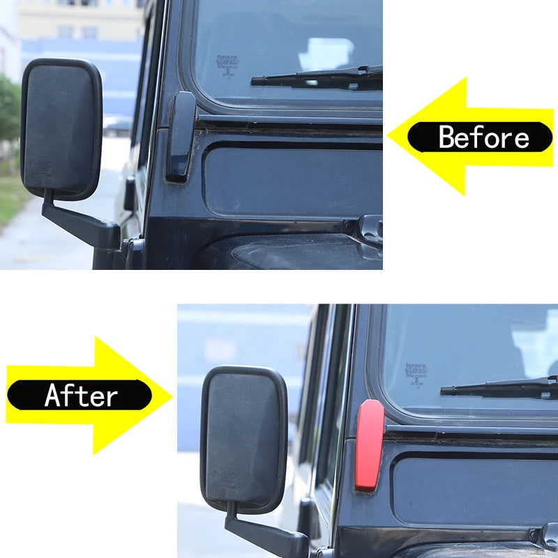 Conjunto de Trancas de Para-brisas em Alumínio para Defender 90 110 2004 2018