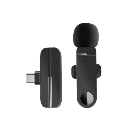 Lavalier Wireless Microphone Clip On Mic &ndash; Low Latency 1-in-1 for Type C