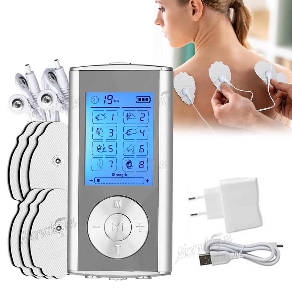 Monclique Tens Spierstimulator EMS Massage USB Opladen