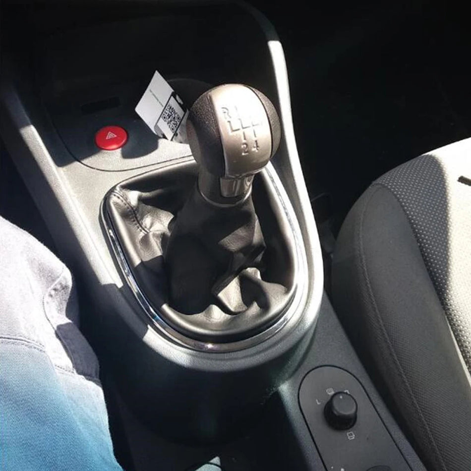 Pomelo de cambio manual de 5 6 velocidades con funda para Seat Altea León II