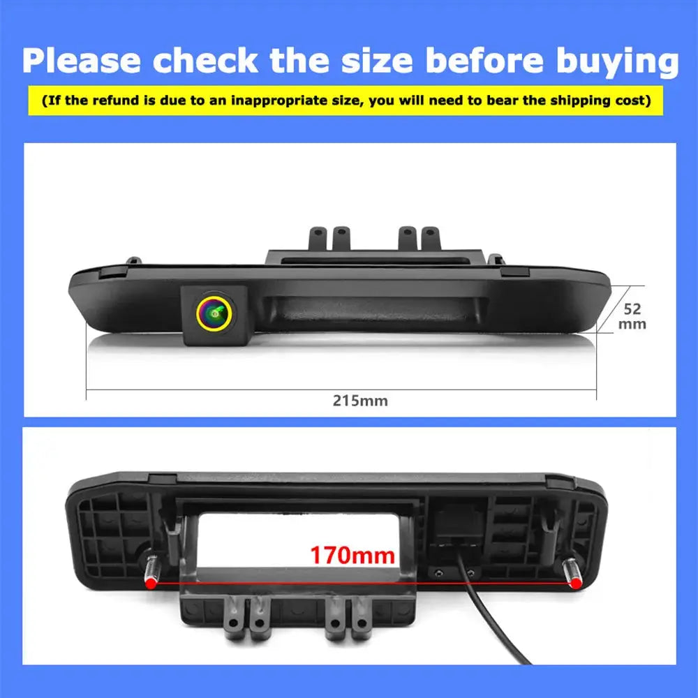 For Mercedes Benz Clase V W447 2015-2024 Car Trunk Handle Camera Backup Camera Reverse Parking Camera by InterCyprus Trading Ltd