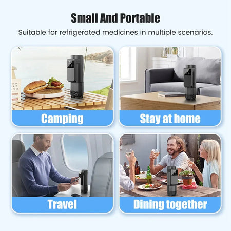 Portable Insulin Cooler With LCD Display &ndash; USB Rechargeable