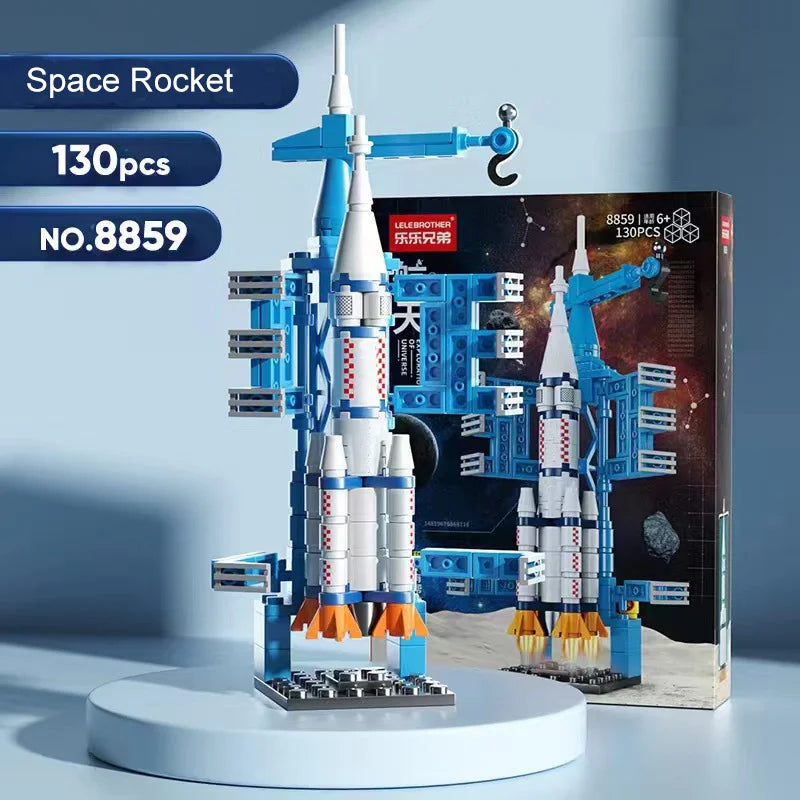 MOC Aerospaces Manned Rocket Center &ndash; Compatible with Lego 8859 130PCS NO BOX