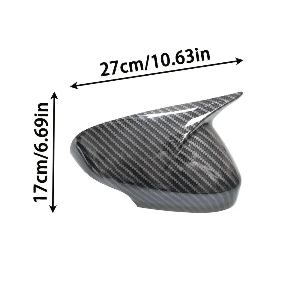 Side Mirror Covers Glossy Black ABS for Volvo V40 V60 S60 T5 T6 2011-2019