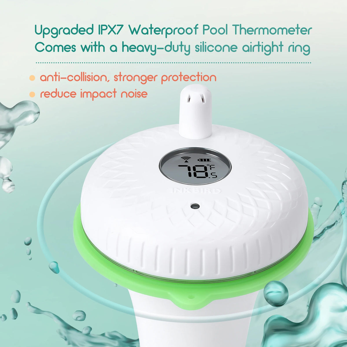 InkBird IBS-M2 Pool Thermometer &ndash; WiFi Gateway 300 Ft Range