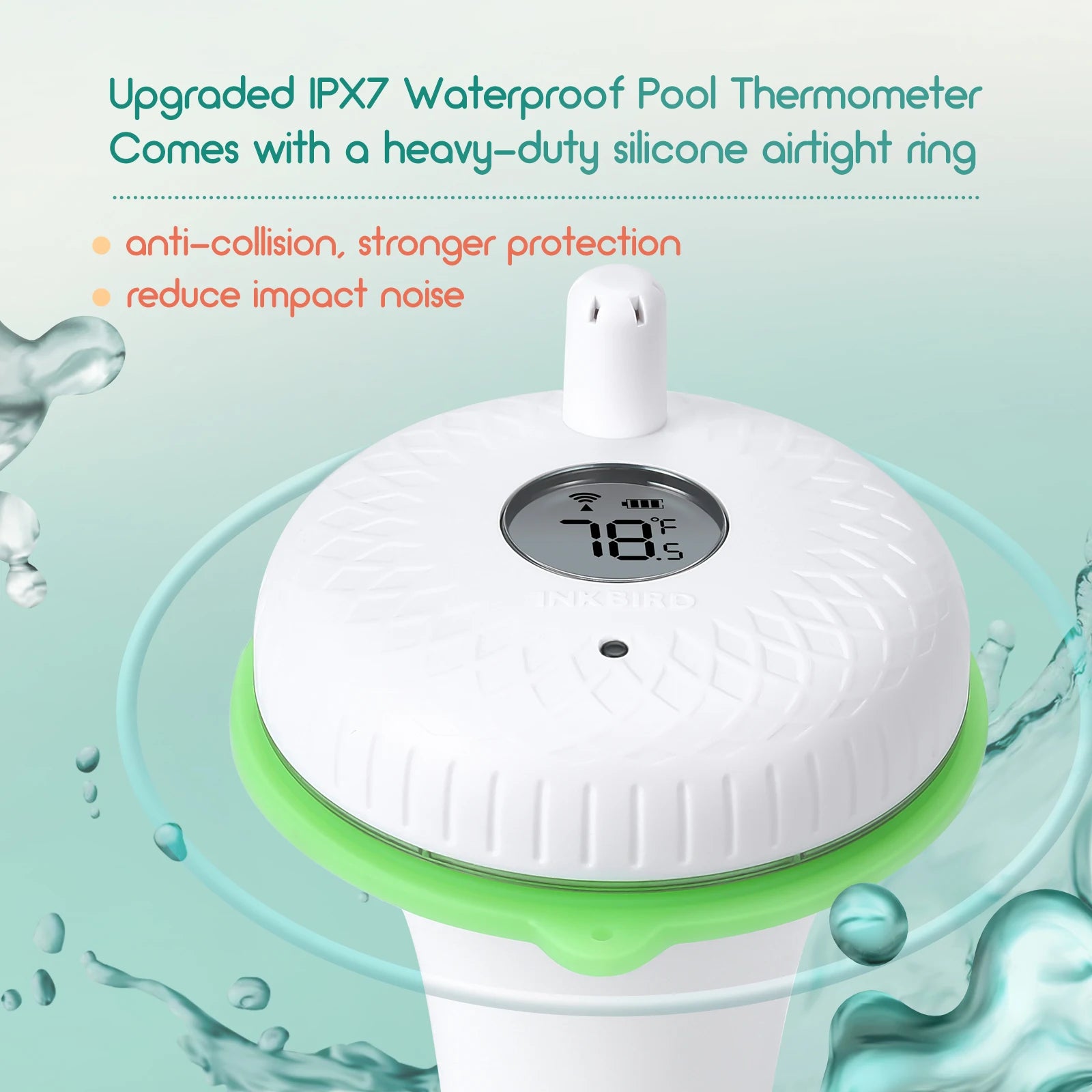 InkBird IBS-M2 Pool Thermometer &ndash; WiFi Gateway 300 Ft Range