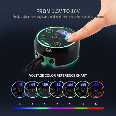 Tattoo Pen Power Supply &ndash; Digital LCD Touch Screen Control