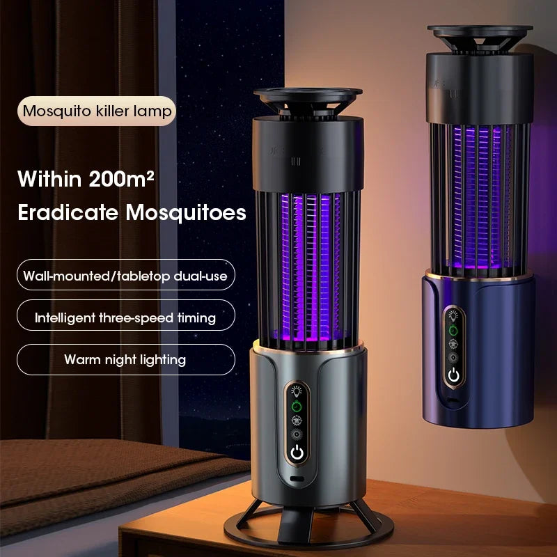 Mosquito Killer Lamp Fly Trap Lantern - USB Timed Light