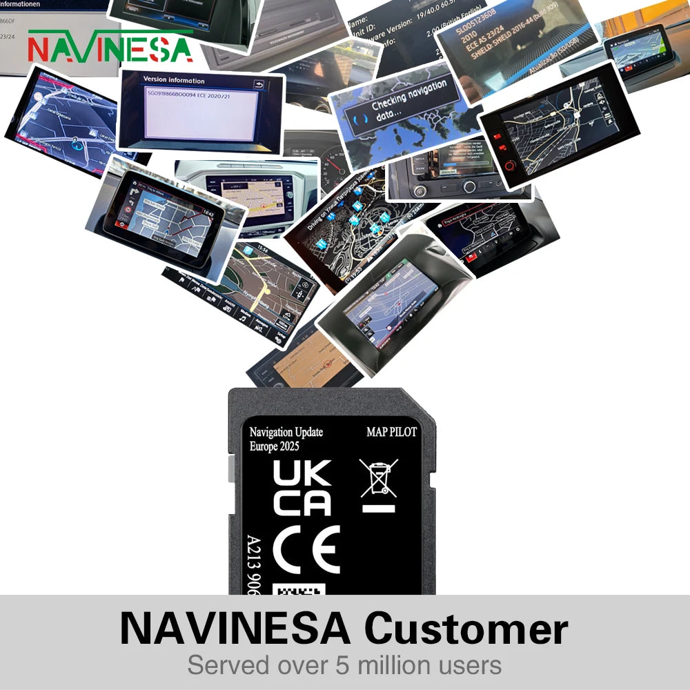 A213 V20 32GB GPS Navigation &ndash; High-Speed Map Access for Mercedes C-Class W205