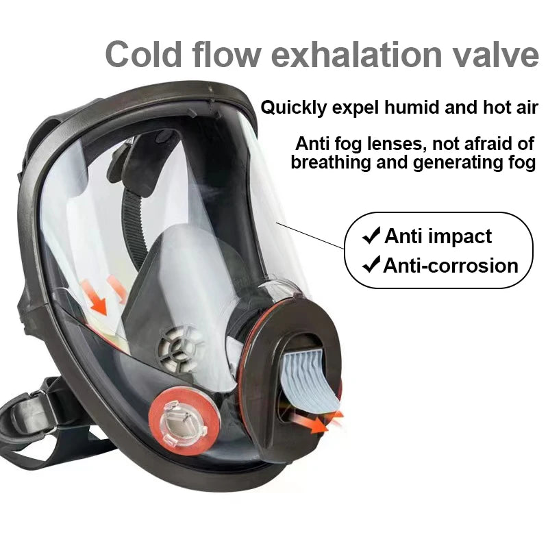 Anti-Fog 6800 Gas Mask &ndash; Full Face Safety For Painting