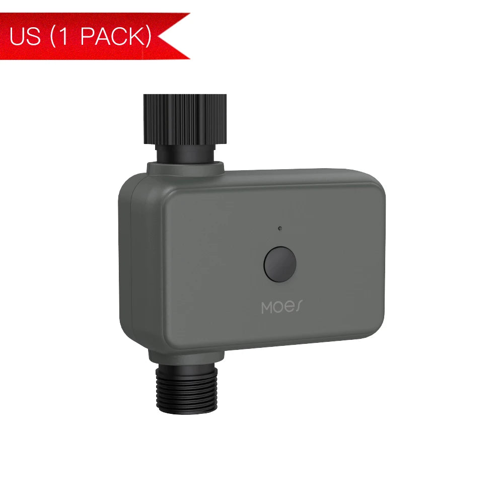 MOES Smart Tuya Bluetooth Garden Water Timers &ndash; Rain Delay 1 PC US