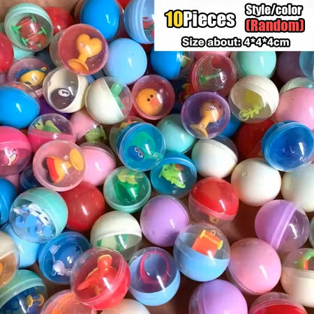 Big Size DIY Doll Machine &ndash; Coin Operated Claw Crane Toy random capsule 10pcs