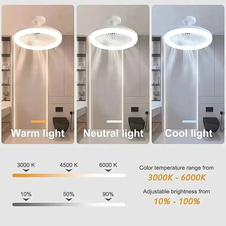 3in1 Modern 30W Aromatherapy Fan Lamp &ndash; Remote Control