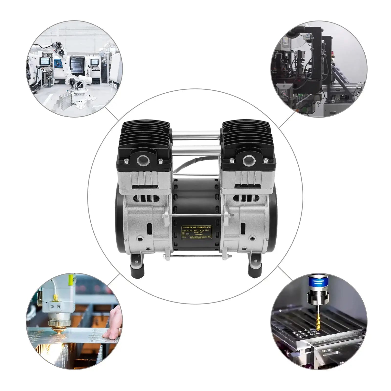980/1500W Air Compressor Pump Head &ndash; Durable Pump System
