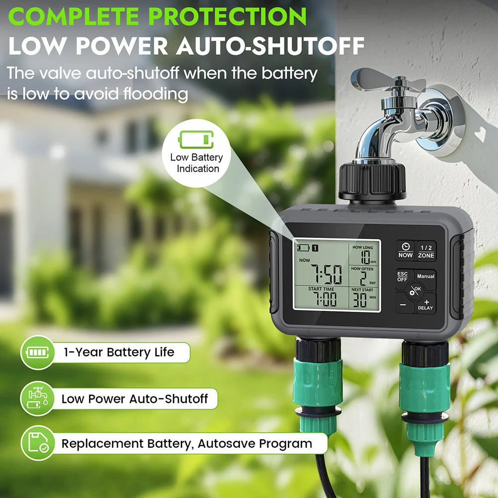 Irrigation Watering Timer &ndash; Automatic Multi-Outlet Control