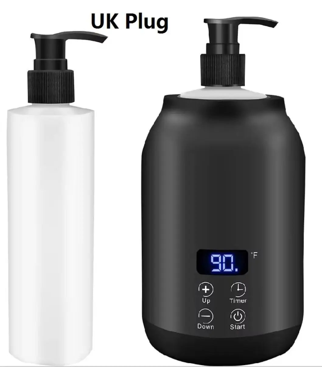 250ML Electric Massage Oil Warmer &ndash; Digital LED Touch Screen Black UK Plug / 250ml