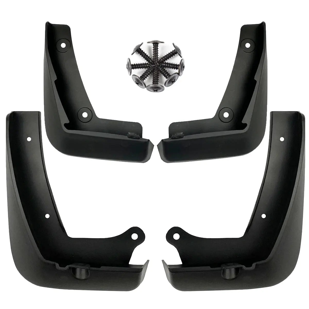 4pcs Rally Mudflaps For Mazda 3 Mazda3 BP 2019 - 2023 Hatch Hatchback Mud Flaps Splash Guards Mudguards Front Rear Fender Flares by InterCyprus Trading Ltd