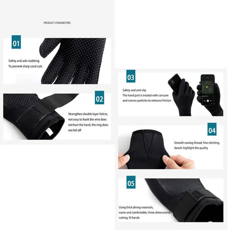 Neoprene Diving Palm Gloves &ndash; Keep Warm, Wear Resistant
