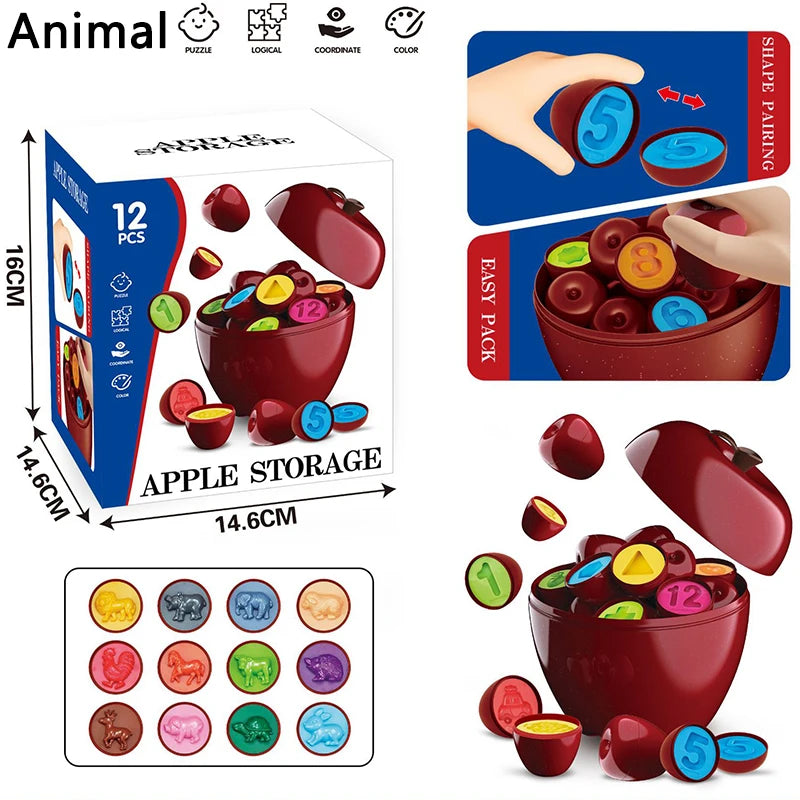 Apple Smart Egg 3D Puzzle &ndash; Fine Motor Skills Development BZS00626 G