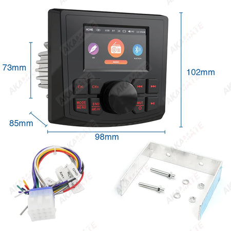 MP5 Radio MS-52RV-1 &ndash; Waterproof IPX5 Bluetooth Receiver