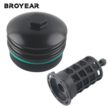 Billet Aluminum Oil Filter Housing for BMW N20 N26 N52 N54 N55 S55 by InterCyprus Trading Ltd