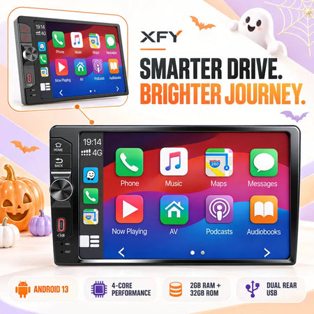 7-Inch 2-DIN Car Stereo Radio With Wireless CarPlay Android Auto For VW BMW by InterCyprus Trading Ltd
