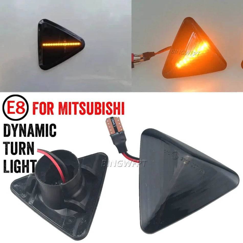 2Pcs LED Dynamic Side Marker Turn Signal Light For Mitsubishi Colt Z23 Z24 Z25 Z33 Z34 Z3 2004-2012 by InterCyprus Trading Ltd