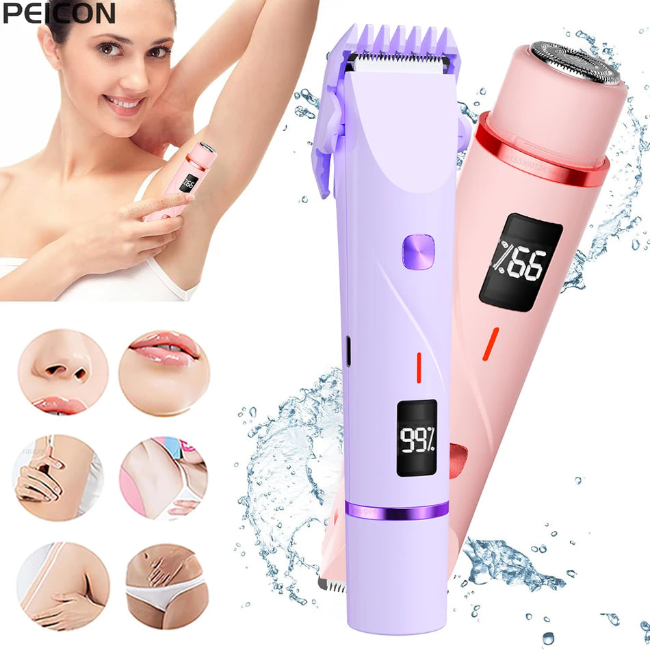 Women's Electric Shaver and Epilator for Body Hair Removal, Underarms, Bikini