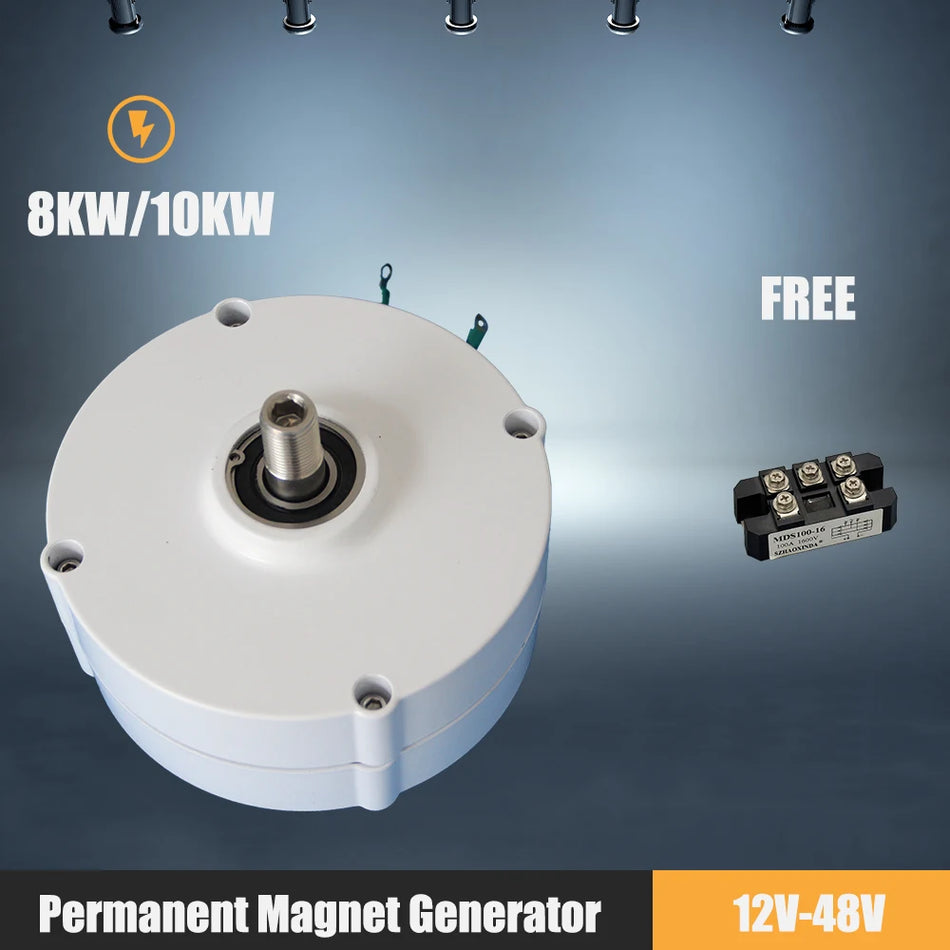 8000W Nuolatinio Magneto Vėjo Turbinos Generatorius 12V 24V 48V