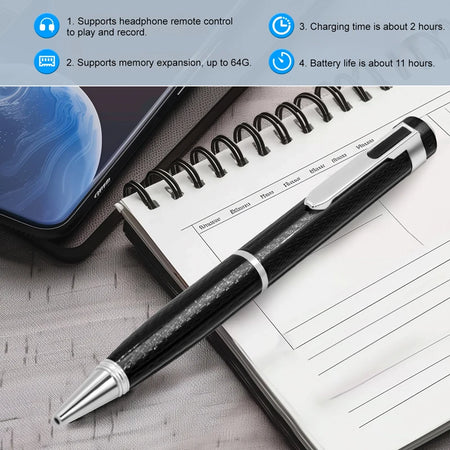 Luxuglow Portable Voice Recorder - One Touch Recording