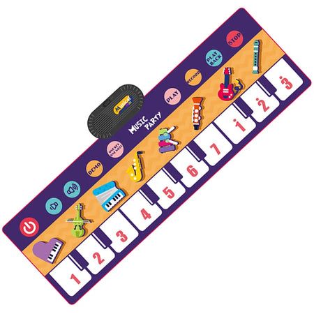 Cartoon Musical Mat Keyboard Piano &ndash; Educational and Interactive Play for Kids D 120x38cm