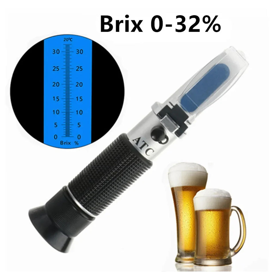 Beer Wort Refractometer RF011 &ndash; ATC Sugar Readout Accuracy